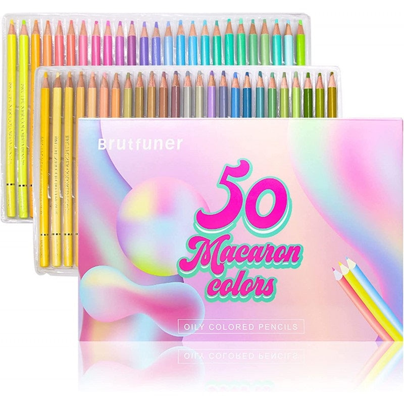 Set De 50 Lápices Pastel Macaron – STOKEADO